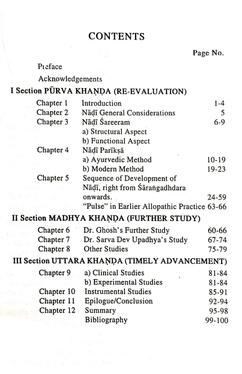 Over View of Nadi Pariksa